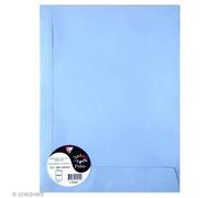 Enveloppe Pollen A4 - Clairefontaine - 229 X 324 Mm - 120 G - Bleu Lavande - 5 Pcs
