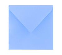 Enveloppe Pollen Clairefontaine bleu lavande 165 x 165 mm - Paquet de 20
