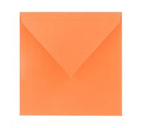 Enveloppe Pollen Clairefontaine clémentine 165 x 165 mm - Paquet de 20