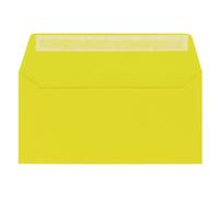 Enveloppe Pollen Clairefontaine jaune soleil 110 x 220 - Boîte de 200