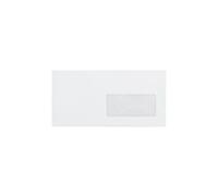 Enveloppe pour mise sous pli automatique 114 x 229 mm La Couronne 80 g avec fenêtre 45 x 100 mm blanche - Boîte de 200