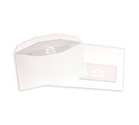 Enveloppe pour mise sous pli automatique 115 x 225 mm La Couronne 80 g avec fenêtre 45 x 100 mm blanche - Boîte de 1000