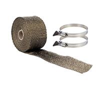 Enveloppe thermique pour tuyaux d'échappement, protection de tube anti-brûlure, ruban adhésif isolant résistant à la vapeur, accessoire de cuisine pour four, cheminée, maison, garage, équipement de