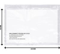 Enveloppe transparente pour courrier/adresse 500pcs