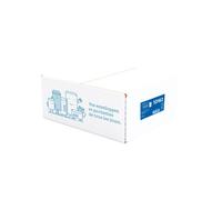 Enveloppe velin La Couronne blanche - 110 x 220 mm - format DL - sans fenêtre - Boîte de 500