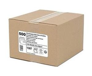 Enveloppes - Blanche - C5 - 162x229mm - Avec fenêtre - Autocollante - Carton de 500 - GPV G