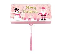 Enveloppes de Noël | Fournitures de fête en papier Père Noël à 10 emplacements | Enveloppe d'argent de Noël, pour bureau, école, mariage, anniversaire, maison, événement, arbre de Noël, farce de bas