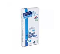 Enveloppe gpv économique vélin blanc 75g dl 110x220mm adhésive paquet 50 unités