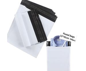 Enveloppes en plastique, dimensions 32 x 45 cm, lot de 100, auto-adhésives et étanches