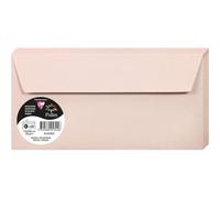 Clairefontaine Enveloppes DL Opaline 120g Auto-Adhésives Lot 20 - Format standard 11 x 22 cm, Papier Lisse, Invitation Mariage, Faire-Part, Cartes et Correspondance - Pollen - Référence 5345C