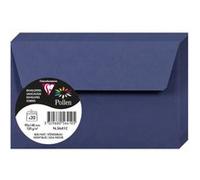 Paquet de 20 enveloppes Pollen 90x140mm 120g/m2 - Bleu nuit