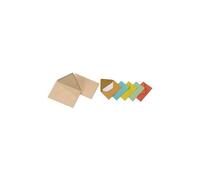 Enveloppe gpv bulles kraft c6 114x162mm 80g gommée patte triangulaire boîte 500 unités