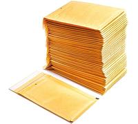 Enveloppes rembourrées en papier bulle en polyéthylène, couleur marron, sacs d’expédition pouvant contenir des documents - Ofituria (20 enveloppes, 180 x 260 mm)