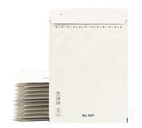 Enveloppes rembourrées, enveloppes d'expédition, sacs en papier avec intérieur à bulles, couleur blanche, sacs d'expédition avec fermeture adhésive - Ofituria (100 enveloppes, 220 x 260 mm)
