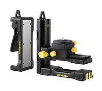 Enventor Adaptateur Niveau Laser, Laser Level Adapter à 360° avec Filetage Mâle 1/4"-20, Rotation Précise à Micro-réglage, Base Pivotante Magnétique Multifonctionnelle avec Clip Réglable(PV11)