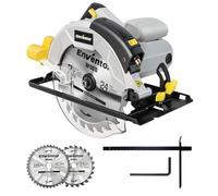 Enventor Scie Circulaire avec Guidage Laser, 1200W, 2 Lames Ø 185mm