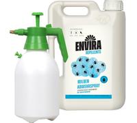 Envira Spray Anti-acariens 2L + Pulvérisateur à pression 2L - Spray Anti-acariens pour Matelas avec Effet Longue durée - sans Odeur & à Base d'eau