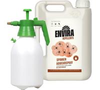 Envira Spray Anti-araignées - Anti-araignées à Action prolongée - sans Odeur & à Base d'eau - 2 L + Pulvérisateur à pression 2L