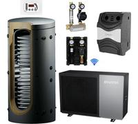 environ EcoHeat kit pompe à chaleur 6 kW avec ballon hygiénique 550 litres, monobloc air-eau R32, SCOP 4,58