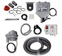 ENVIRON - Système d'aspiration des pellets EasyFill - Kit complet avec turbine d'aspiration et tuyau d'aspiration de 50 mm de diamètre