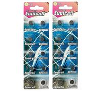 ENVOI AVEC SUIVI - Eunicell Lot de 20 piles bouton alkaline AG2/G2/LR59/LR726/SR726W/396/397