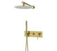 Envol colonne de douche encastrée mécanique or brossé Essebagno