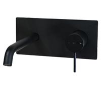 Envol mitigeur encastré lavabo noir Essebagno