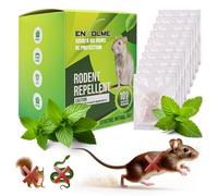 ENVOLME - Anti Souris - Menthe Poivrée Repulsif - Répulsif Souris - Répulsif Rongeur pour Voiture - Produit Contre Les Rats - 100% Naturel et Non Toxique