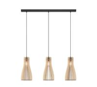 Suspension luminaire en bois Furn Envostar, dimmable, bois clair, Salon / Salle à manger, Bois, Scandinave, Suspension