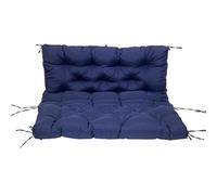 ENWIND Coussins de balançoire de Porche, Coussins de Remplacement extérieurs 3 Places avec Dossier, Coussin de Banc imperméable avec Attaches pour Patio, Porche, Jardin, arrière-Cour