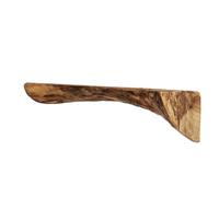 ENWWCH Étagère Murale Flottante en Bois Massif, bibliothèque de Chambre à Coucher, Support d'assiettes Cuisine, Rangement Salon derrière Les étagères du canapé, décoration pour Chambre(Length 60CM)