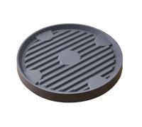 ENWWCH Soucoupe à Plantes avec Roues Mobiles, 2 pièces, Plateaux d'égouttage Ronds en Plastique pour Jardinage(Grey-25cm)