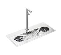 ENWYTE Évier de cuisine Pichet Rinceur Lave-gobelet Commercial Nettoyeur Haute Pression Multi-Angle avec Robinet et Tuyau Bars Cafés Hôtels Ménage(66.5 * 28.8CM)
