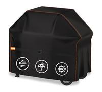 Enzeno Housse Barbecue Exterieur,170x70x120cm Bache Barbecue imperméable | 170x70x120cm,Tissu Oxford Résistant,Conception Double Coupe-Vent,Convient à la Plupart des Marques de Grils et de Plancha