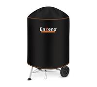 Enzeno - Housse de Protection pour Barbecue sphérique - Résistante aux intempéries - Oxford 420D - Ronde - Étanche à la poussière - Indéchirable - 71 x 90 cm