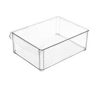 Eoixuqba Bacs De Rangement Transparent En Plastique, 30x20x10cm Rangement Frigo Transparent, Conteneur De Stockage De Fruits, Boite Rangements Frigo Fruit Legume, Outils De Rangements De Cuisine