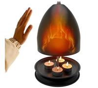 Eojpdji Chauffe-Bougie Chauffe-Plat,Chauffe-Bougie Chauffe-Plat - Cuisinière et Four à Bougie en métal,Photophore à lumière Douce et Confortable et Support Chauffant pour Bougies pour