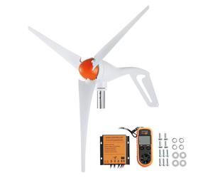 eolienne 500 W - Générateur éolien 12 V - Générateur éolien 3 pales avec anémomètre - Régulateur MPPT et direction du vent réglable - Idéal pour la maison, la ferme, les camping-cars, les bateaux