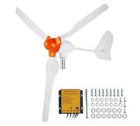 eolienne 800 W - Générateur éolien 12 V - Générateur éolien 3 pales avec régulateur MPPT - Direction du vent réglable et vitesse du vent de démarrage de 2,5 m/s - Idéal pour la maison, la ferme, les c
