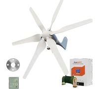 Éolienne avec régulateur hybride éolien-solaire, haute efficacité, solution d'énergie renouvelable, système d'alimentation électrique domestique, avec contrôle DMPPT-a, 3000 W-a, 24 V