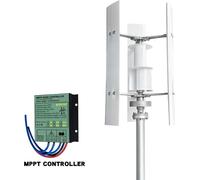 Éolienne, conception verticale, production haute performance, contrôleur MPPT intégré, 5000 W, 48 V