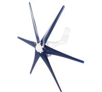 Éolienne de 800 watts avec régulateur de charge pour système hybride solaire de toiture - 12 V Blauw - Haute qualité