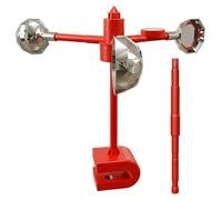 Éolienne effaroucheur d'oiseaux - Miroirs réfléchissants - Acier inoxydable - Pour jardin et balcon