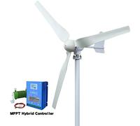 Éolienne - Éolienne - Générateur d'éolienne - Énergie éolienne - 4000W - 48V - avec contrôleur hybride LCD