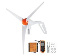 Éolienne-génératrice de 500W, 12V, avec 3 pales et contrôleur MPPT
