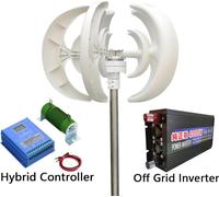 Éolienne, puissance 3000 W, régulateur MPPT , système éolien hors réseau b, 3000 W-e, 48 V-a