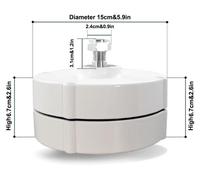 Éolienne - S-1000 - Générateur à aimants permanents sans engrenage de 1 000 W - 12 V - 500 tr/min - Sans socle - Boîtier en aluminium - Blanc