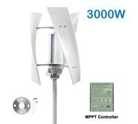 Éolienne verticale de 3000W - Éolienne verticale - Dynamo - Générateur - Énergie alternative