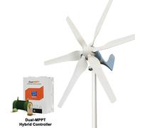 Éolienne verticale de 3000W - Générateur éolien - Éolienne - Générateur d'énergie éolienne
