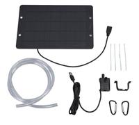 Eosnow Ensemble de pompe de fontaine à eau solaire 6V 10W USB pompe à eau de fontaine solaire pour bain d'oiseaux jardin piscine d